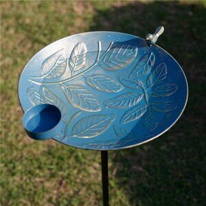 Bird Bath, Garden Bird Baths Metal Birdfeeder, 46 Inches Height